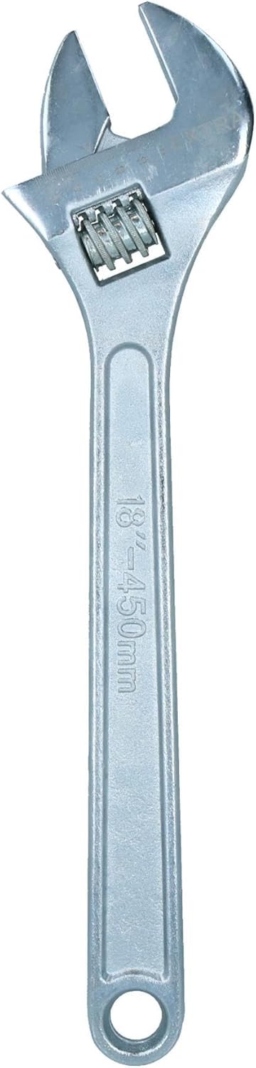 18" (455mm) Adjustable Spanner/Wrench Monkey Pipe Plumbers (0-55mm) TE178