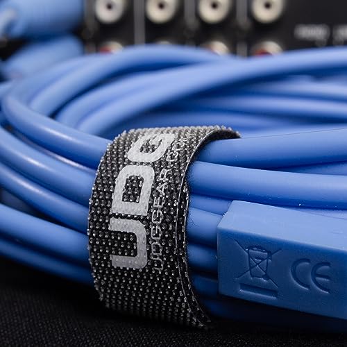 Cable RCA UDG Ultimate azul 3m con conector acodado para audio 3
