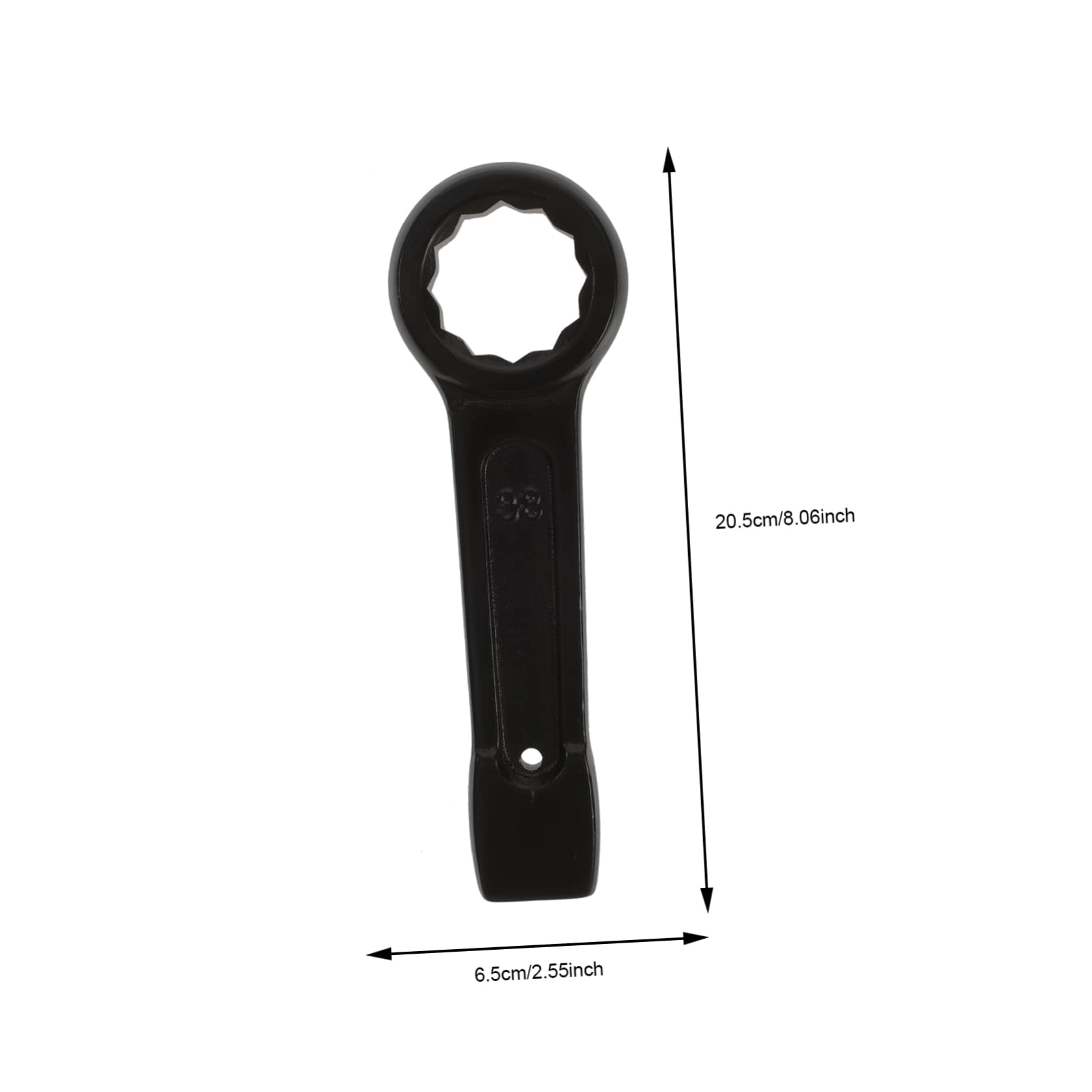 HOMSFOU Clé à Cliquet Coudée Clé à Boulon et Écrou Outil Robuste pour Bricolage et Mécanique