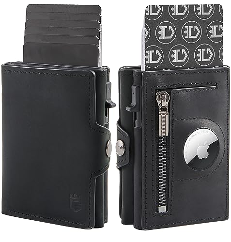Image of Large Capacity Wallet - Black, Nylon, Leather, Aluminum, Pop-Up, Spacious, ID Window, Photo Slot, Scratch Resistant, Lightweight, Secret Compartment, Card Holder