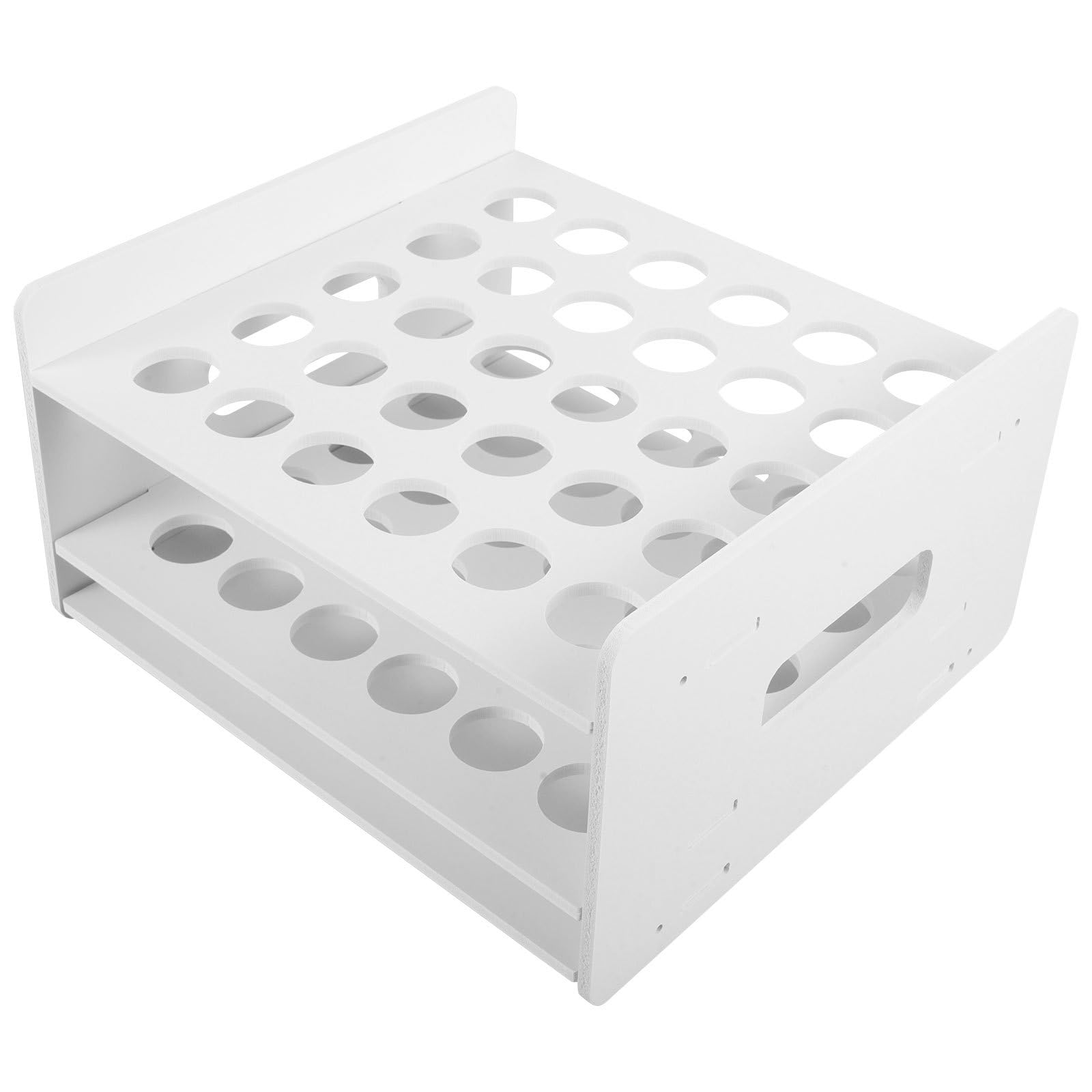 CLISPEED Scissors Rack Kindergarten Storage Rack: Desktop Holder Scissors Holder Classroom Supply White Wood Kitchen Counter Storage Dining Table Service Workshop Bench Layout