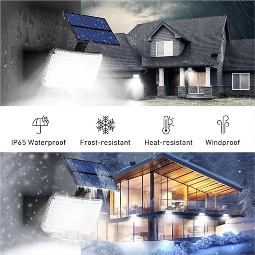Projecteur solaire puissant extérieur IP65 à 3 modes LED - 5