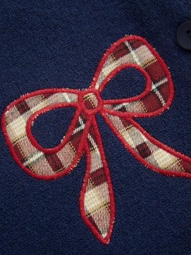 CIDER Cute Cardigan Sweaters for Women Crew Neck Button Down Long Sleeve Knit Cardigans Sweaters Fall Winter Outfits3