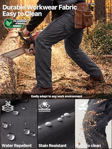 Pantalon cargo homme tactique extensible durable ripstop gris EDC