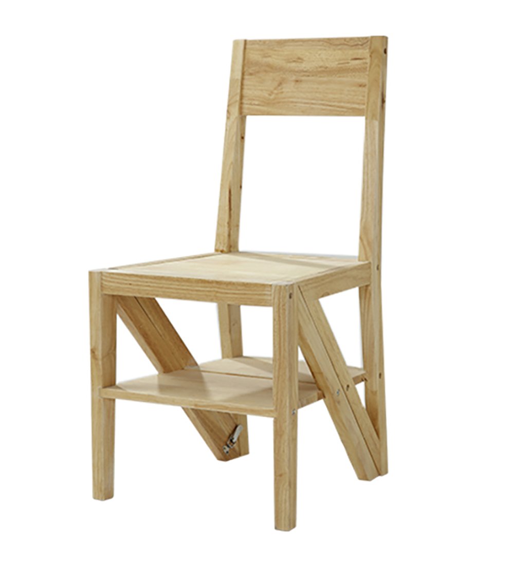 Chaise d'échelle en bois massif 900 mm à quatre marches