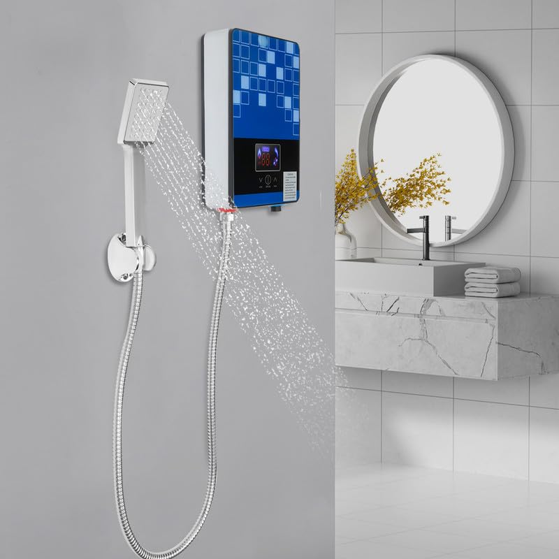 Calentador De Agua Eléctrico Compacto Para Montaje En Pared, Termo Eléctrico Con Indicador LED Para Cocina Y Baño