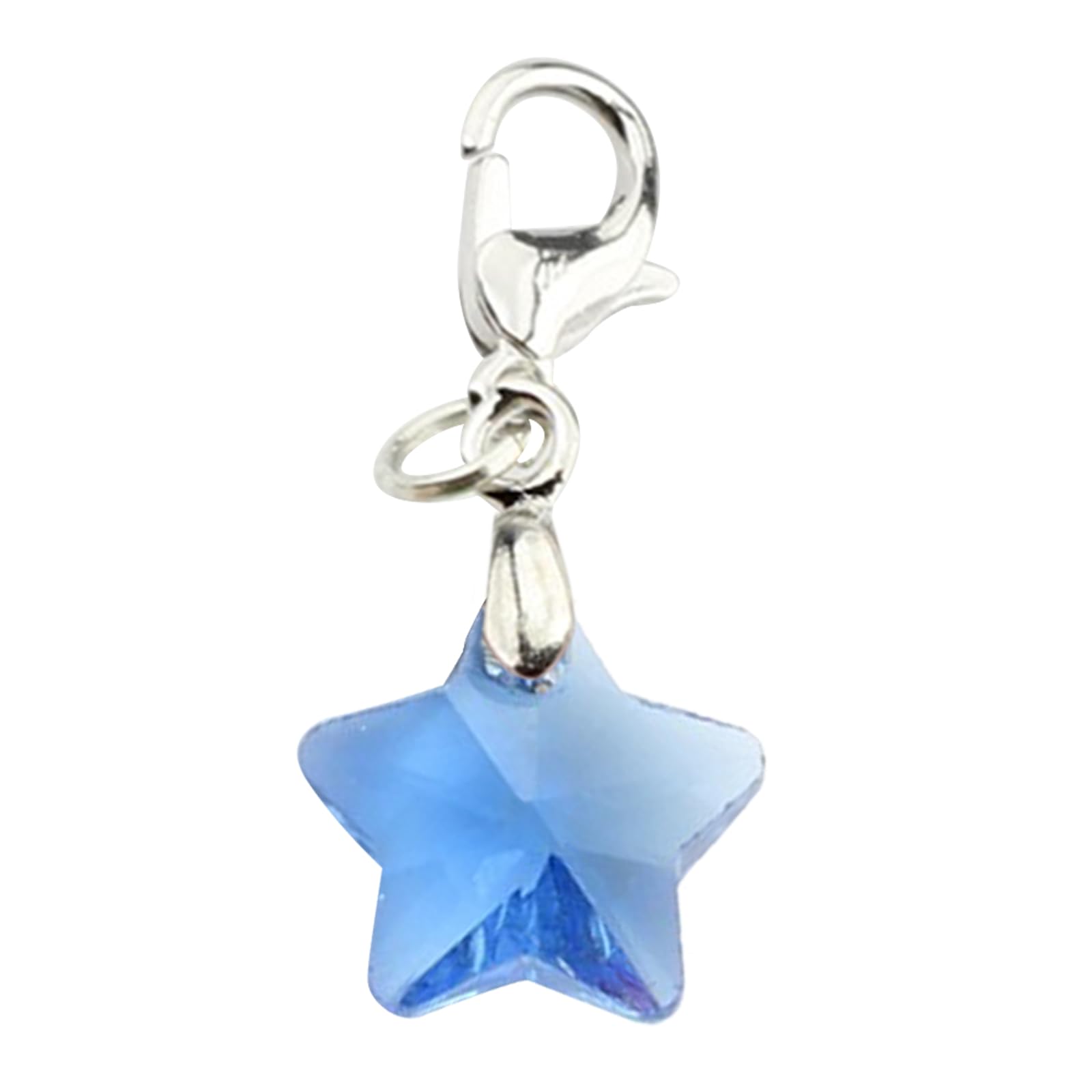 NEWFT Colorful Five-Pointed Star Alloy Accessories Star Pendants Handmade Bracelets Necklace Earrings Materials