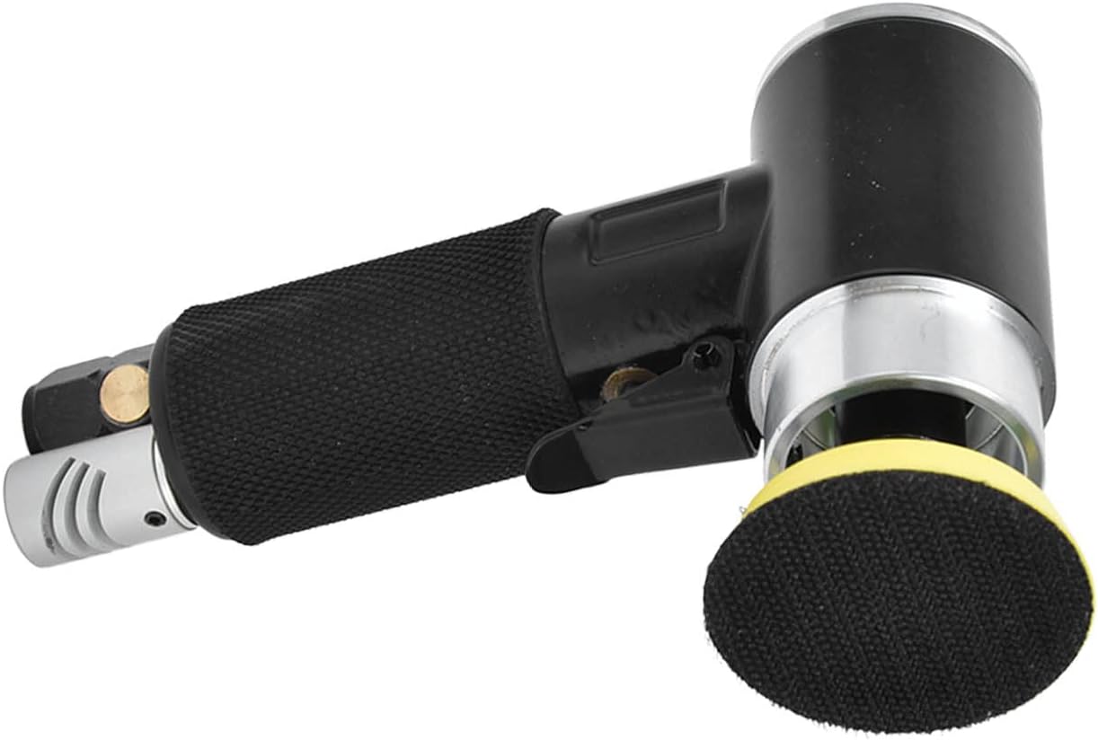 YC‑2615 Mini Air Sander 12000rpm High Speed Air Powered Sanders & Polisher Concentric Elbow 2in Sand Paper Machine 0.6-0.8MPA (American)