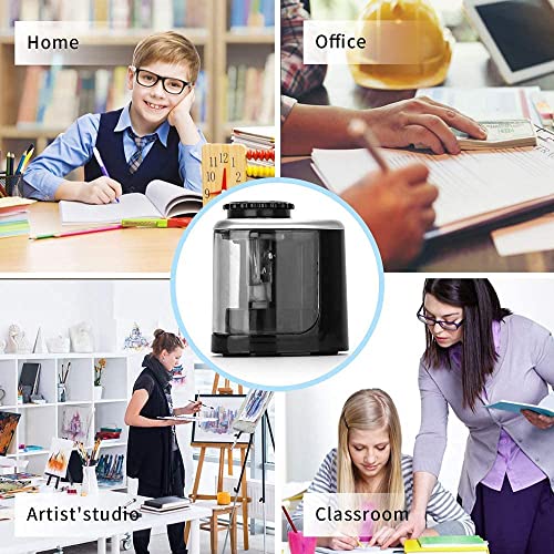 Pencil Sharpeners - Electric Pencil Sharpener Blade to Fast Sharpen,Battery-Powered and Easy to Use for Classroom Supplies (6-8mm) in School