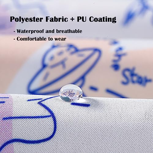 Toddler Raincoat Boys Girls Rain Poncho Lightweight Waterpoof Kids Rain Jacket Children Rainwear M Size 3-4 Years4