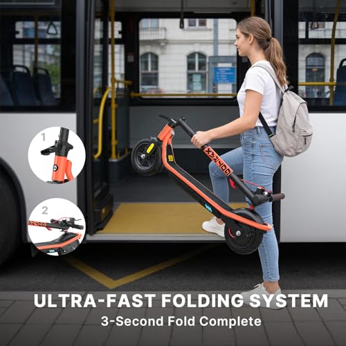 Image of Gotrax Electric Scooter for Adults, Max 12 Mile Range & 15.5Mph by 250W Motor, 8.5 inch Front Air & Rear Solid Tires, Max Load 220lbs & Big Display with Cruise Control, Foldable EScooter EABS & Drum Brake