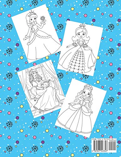 Princess Coloring Book: Princess Coloring Book for Girls, Kids, Toddlers, Ages 2-4, Ages 4-8 2 51+OhCtG7RL