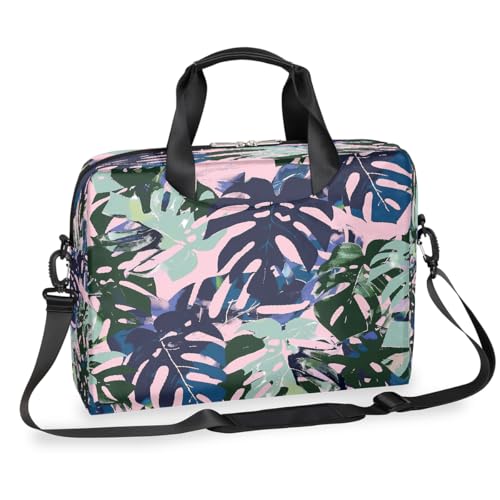 Bolsa para laptop camuflaje tropical hojas de palma