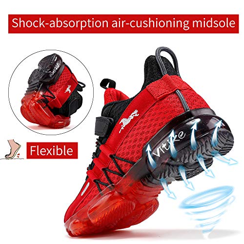 JMFCHI Boys Girls Kids' Sneakers Knitted Mesh Sports Shoes Breathable Lightweight Running Shoes for Kids Fashion Athletic Casual Shoes - Image 5