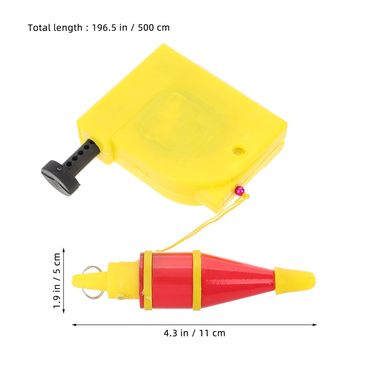 2 Piezas Martillo Vertical Colgante Línea Plomada Resistente Antióxido Herramienta Medición Precisa Construcción