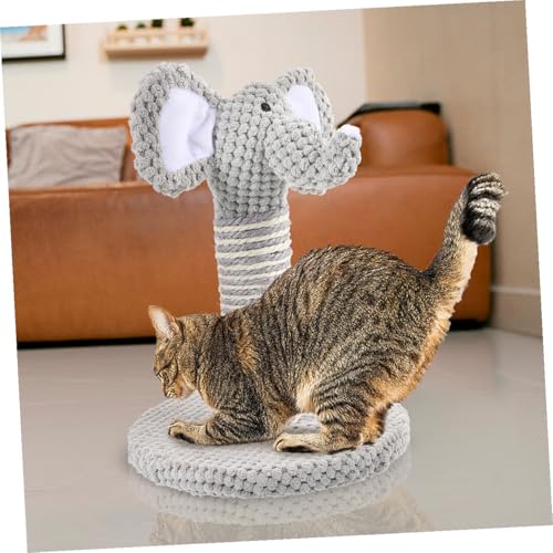 Kit 2 postes rascadores para gatos con cuerda sisal miniatura 3