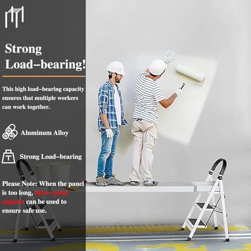 Adjustable Telescoping Scaffolding Plank - Non-Slip Extension Workbench for Safe, Versatile Elevated Work, Heavy-Duty Support, Ideal for Construction and Home Projects,185cm(6ft)