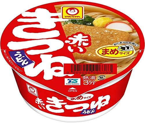 Amazon.co.jp: 東洋水産 赤いきつね マルちゃん 赤いまめきつねうどん 