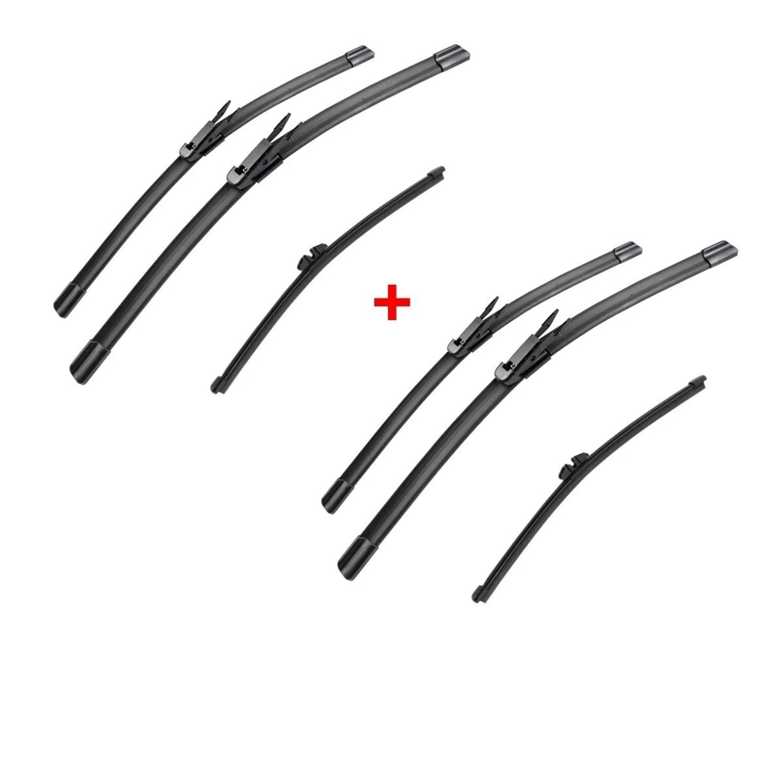 Tergilunotto Rear 1 2 3 4 6 Pezzi Spazzole Tergicristallo Anteriori Posteriori Per Auto Per BMW Serie 3 Touring Station Wagon F31 2011-2019 Tergicristallo(6 Piece)