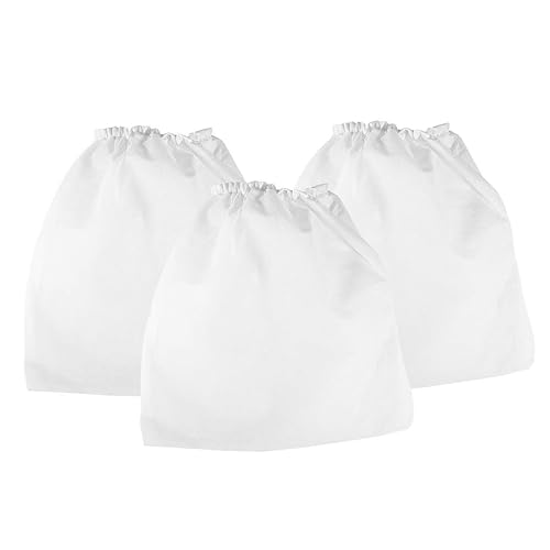 10 piezas de polvo no tejidas blancas no tejidas para colector de polvo de succión de uñas, bolsa de repuesto para equipos de arte de uñas