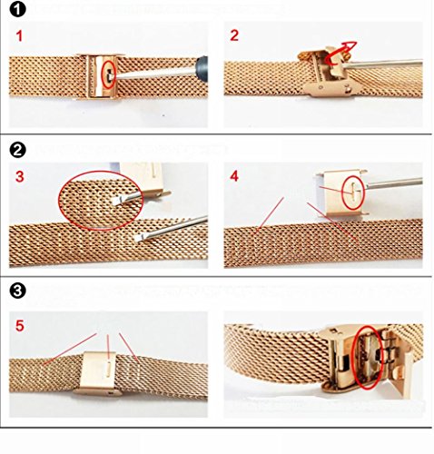 Image of Gosasa Luxury Women Automatic Mechanical Watch Gold Stainless Steel Mesh Watch Band Dress Wrist Watch