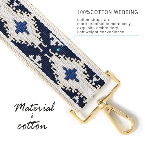 Image of Purse Strap Wide Replacement Crossbody Strap Handbag Guitar Strap Purse Shoulder Strap Adjustable