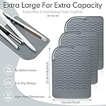 Heat-Resistant-Straightener-Pad-3-Pcs-86-x-62-Inch-Travel-Silicone-Heat-Resistant-Mat-Heat-Mat-for-Curling-Iron-Straightener-Holder-Flat-Iron-Mat-for-Hot-Hair-Dryer-Salon-Tools