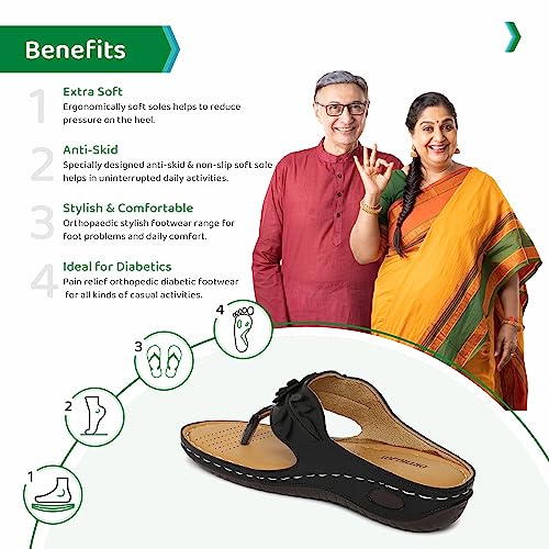 Image of ORTHO JOY doctor Slipper for women || Orthopedic Fashionable Women Slipper