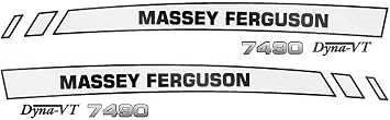 Massey Ferguson 7490 Decal Sticker Set