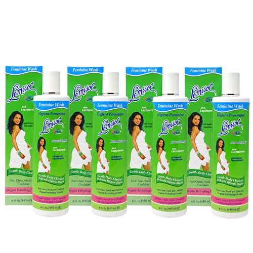 Image of Lemisol Plus Feminine Wash, Daily Cleanser, Hypoallergenic, 16 FL Oz Bottles (Pack of 4)