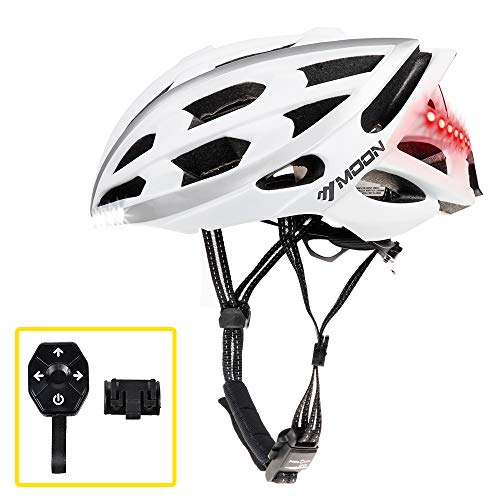 MOON Cycling Helmet with Wireless Turn Signal Bicycle Helmets Bike Helmet Men Women