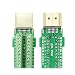 CERRXIAN Adaptador de bloque de terminales de tornillo HDMI, chapado en oro...