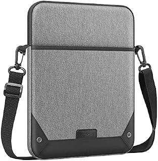 MoKo 9-11 Inch Tablet Sleeve Bag, Carrying Case Compatible with iPad Air 5/4 2022, iPad Pro 11 2021-2018, Galaxy Tab A8 10.5/Tab S8 11" 2022, Protective Crossbody Bag with Zippered Pocket, Space Gray