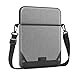 Produktbild MoKo 9-11 Zoll Tablet Tasche, Tragetasche aus Polyester Schutztasche mit Griff & Schultergurt Kompatibel mit iPad Air 5/4 2022, iPad Pro 11 2021-2018, Galaxy Tab A8 10.5/Tab S8 11" 2022, Space Grau