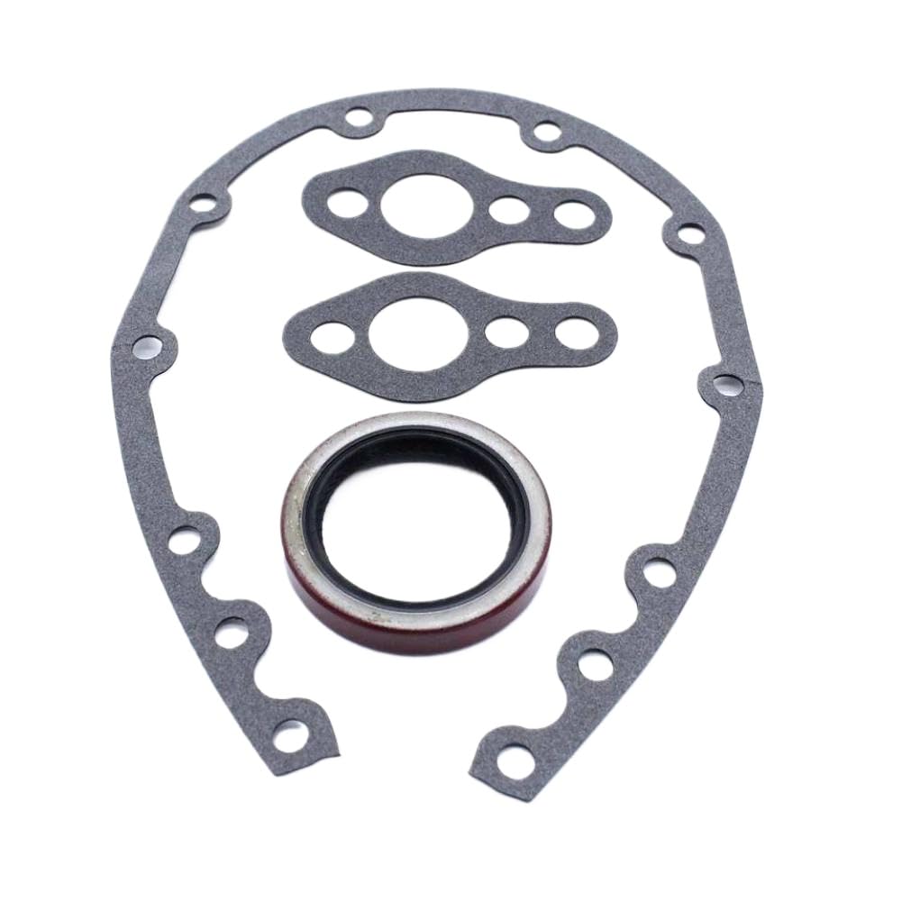 Timing Cover Gasket and Seal Kit Compatible with Small Block - 283 327 350 383 Engines