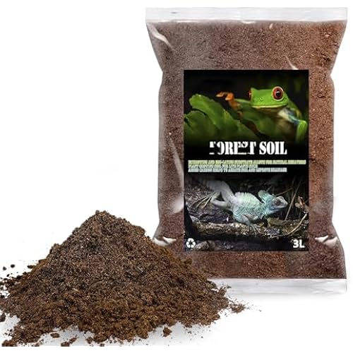 BNOSDM Reptile Soil Substrate,Natural Terrarium Bedding,Snake Bedding,Fluffy Reptile Tank Substrate for Tortoise Hermit Crab Tarantulas Lizards
