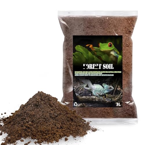 BNOSDM Reptile Soil Substrate Natural Terrarium Bedding Snake Bedding Fluffy Reptile Tank Substrate for Tortoise Hermit Crab Tarantulas Lizards