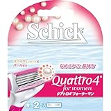 Schick(シック) シック クアトロ4フォーウーマン 替刃(2コ入) 女性用 カミソリ