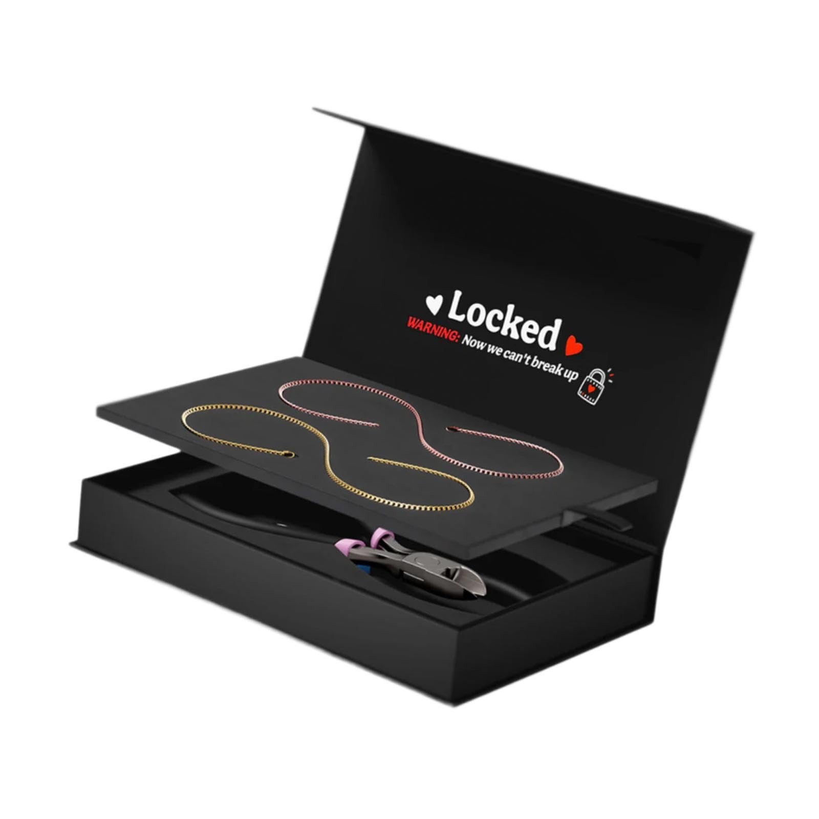 2 Pezzi Braccialetti Permanenti Set per Creare Gioielli per Innamorati Fai da Te con Lucchetto in Argento E Acciaio Adatto per Regali di Anniversario, Oro E Oro Rosa