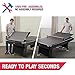 MD Sports 4-Piece Table Tennis Tabletop, Gray & Black (Midsize Conversion Top), 84'' (TT409Y19003)