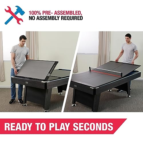 Image of MD Sports Table Tennis Tables Multiple Styles Ping Pong Tables, Foldable for Easy Storage with Nets Included, Perfect for Family Game Rooms | Multiple Styles