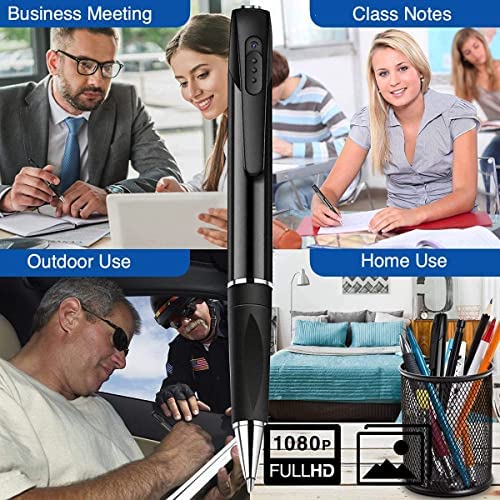 SANPROV Spy Cameras Pen 1080P Hidden Camera Mini Portable Pocket Cam Covert Camera with 32G SD Card Secret with Video Recording Photo Taking for Home Business Indoor (Plus de texture - Image 2