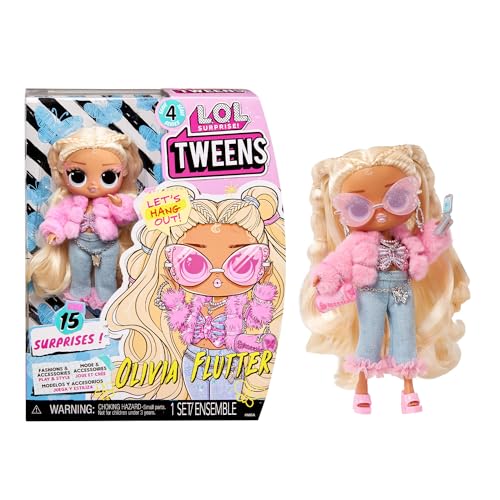 L.O.L. Surprise Tweens Series 4 Fashion Doll - OLIVIA FLUTTER - Unbox 15 Surprises and Fabulous Accessories - Great Gift for Kids Ages 4+