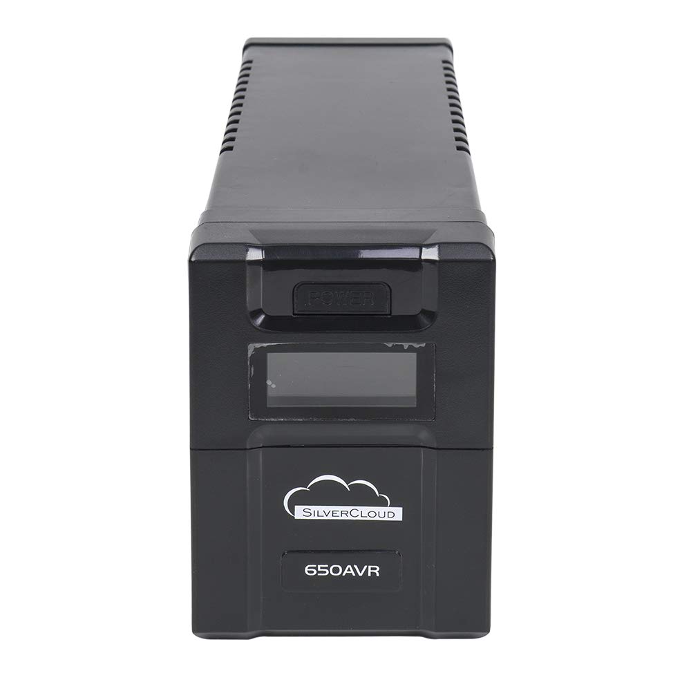 SilverCloud ups SafePC 650AVR Power 360 W Schermo LCD Software di monitoraggio del PC