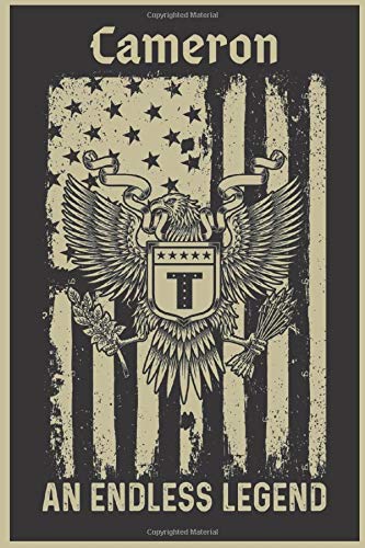 Cameron - An endless legend.: Notebook Planner - 6x9 inch Daily Planner Journal, To Do List Notebook, Daily Organizer