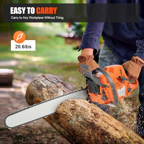HENHAIY 72CC Gas Chainsaw 24