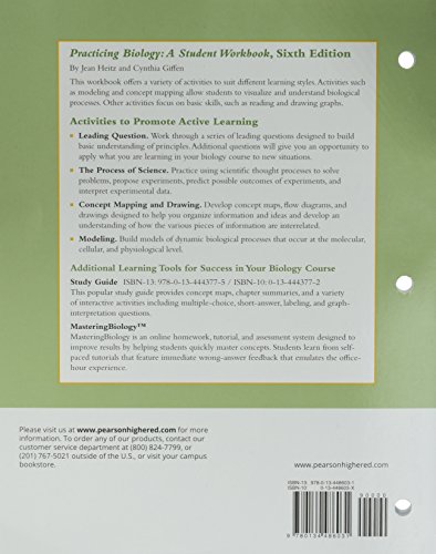 Practicing Biology: A Student Workbook