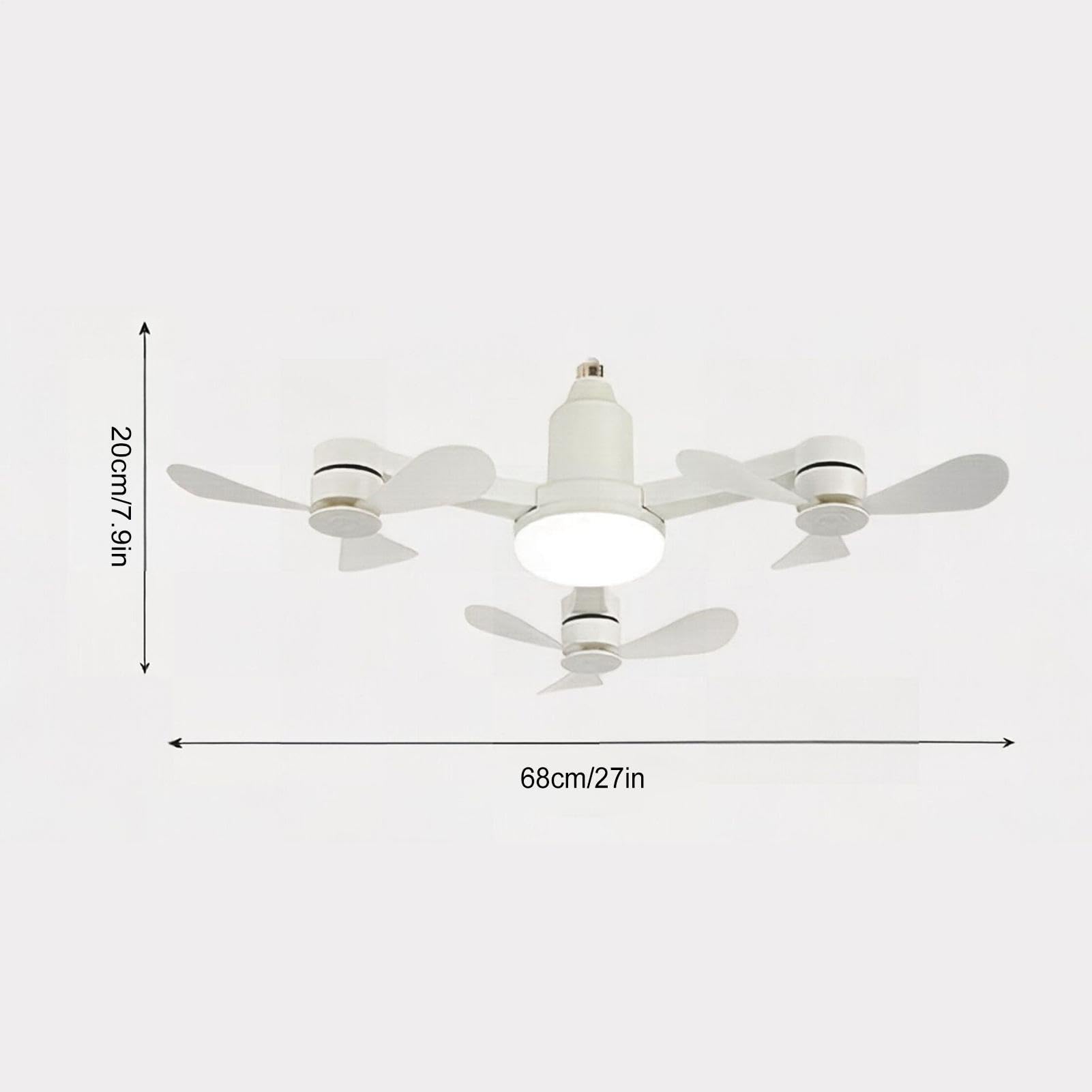 Ventilatori Da Soffitto Con 3000K-6500K Dimmerabile Silenzioso Con Timer Di
