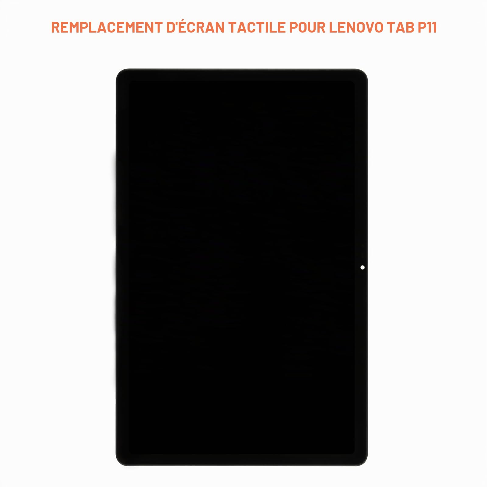 Écran LCD pour Lenovo Tab P11/P11 Plus TB-J606 TB-J606F 11 pouces LCD Écran Remplacement de l'écran pour Lenovo TB-J606 TB-J606F Écran Tactile Digitazer Assemblée avec Réparation Kit (Noir, avec