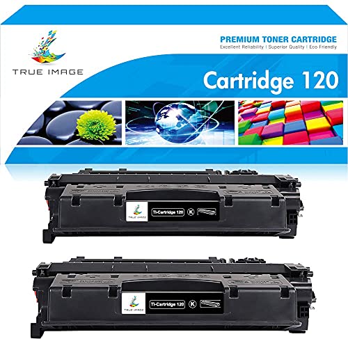 TRUE IMAGE Compatible Toner Cartridge Replacement for Canon 120 CRG-120 CRG120 Work for Canon ImageCLASS D1550 D1520 D1350 D1320 D1370 D1120 D1150 D1100 D1180 D1170 Printer Ink (Black, 2-Pack)